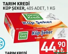 TARIM KREDİ KÜP ŞEKER 405 ADET 1 KG indirimli fiyat TARIM KREDİ KÜP ŞEKER 405 ADET 1 KG fiyat ve kampanya bilgisi